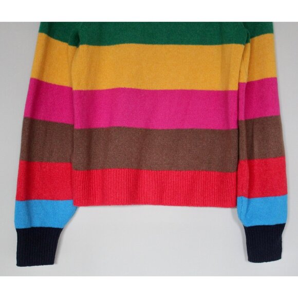 GAP Women's Happy Stripe CashSoft Rainbow Stripe Sweater, Size XS - Picture 7 of 9